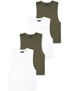 4-Pack Stock Tank in Multi