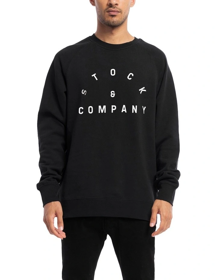 Roman Crewneck in Black image 1