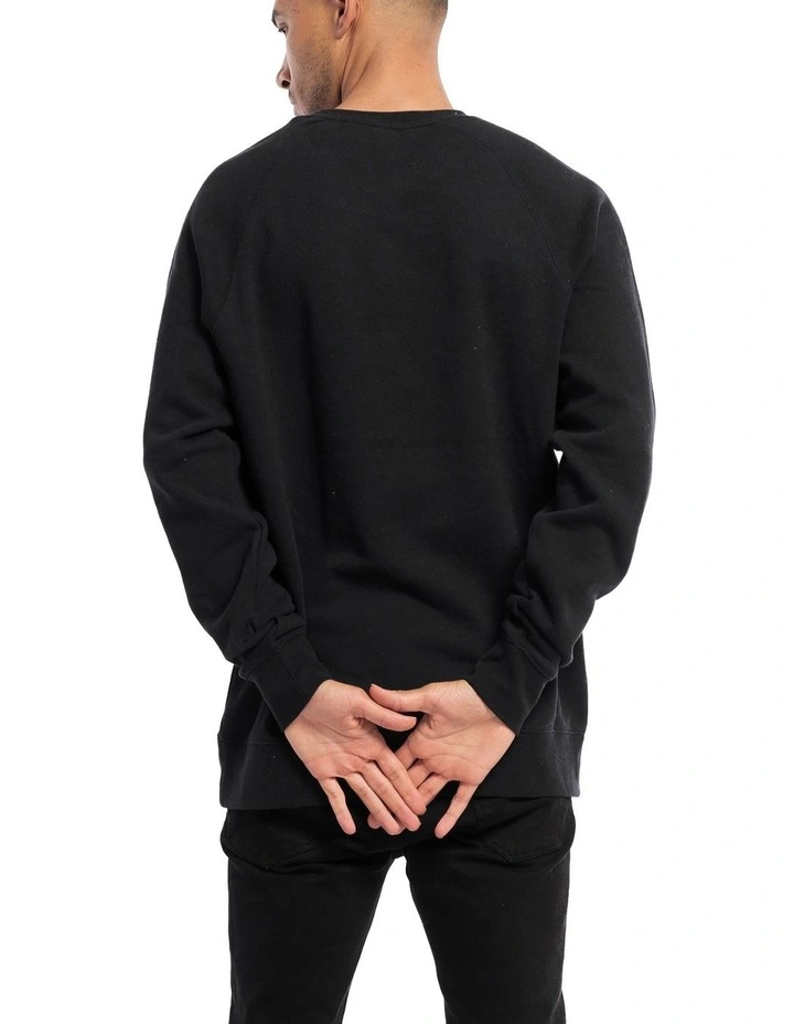 Roman Crewneck in Black image 2