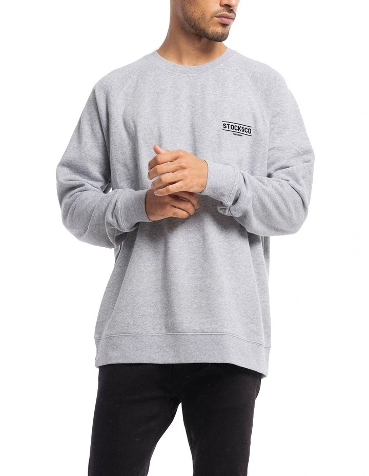 Chelsea Crewneck in Marle Grey image 3