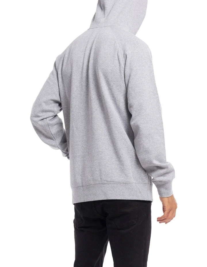 Red Line Hoodie in Marle Grey image 2