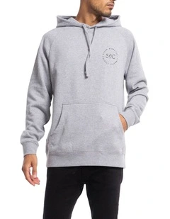 Stamped Signet Hoodie in Marle Grey