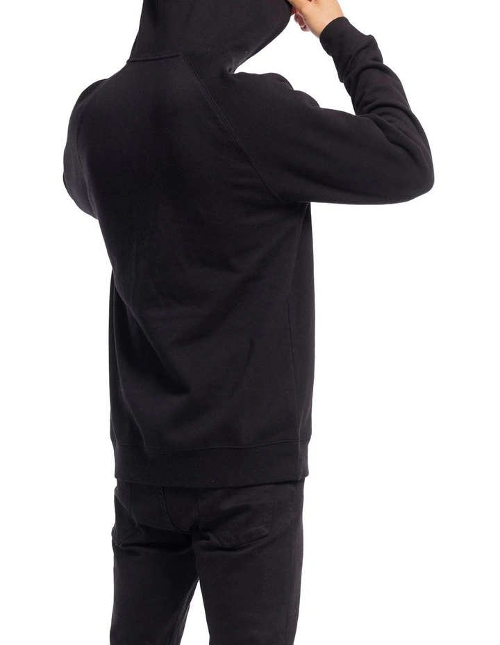 Initials Hoodie in Black image 2