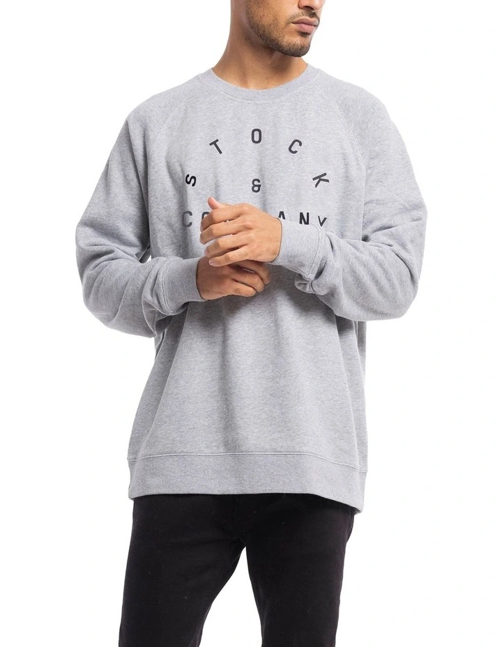 Roman Crewneck in Marle Grey image 3