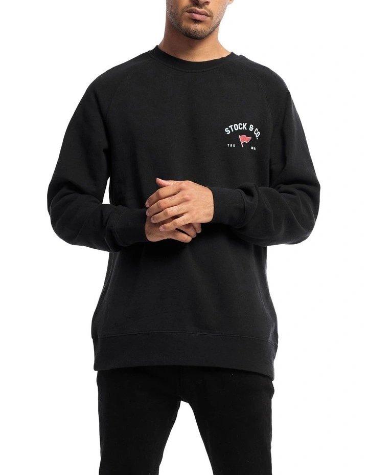 Lauderdale Crewneck in Black image 1