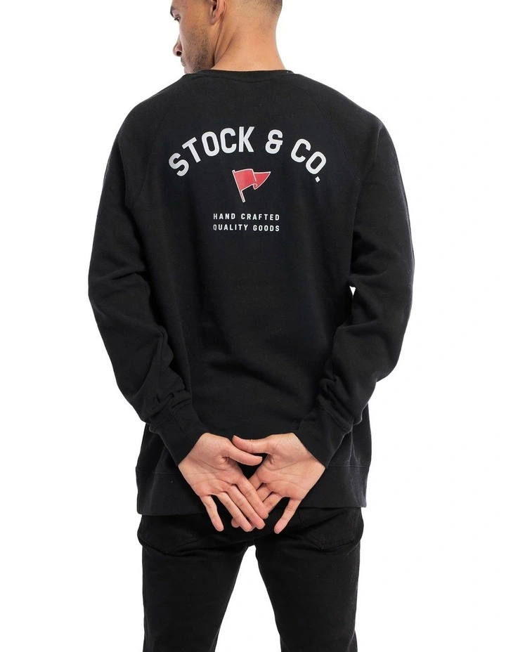 Lauderdale Crewneck in Black image 2