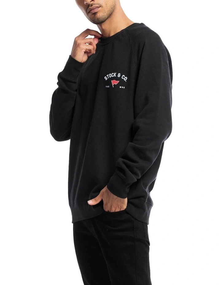 Lauderdale Crewneck in Black image 3