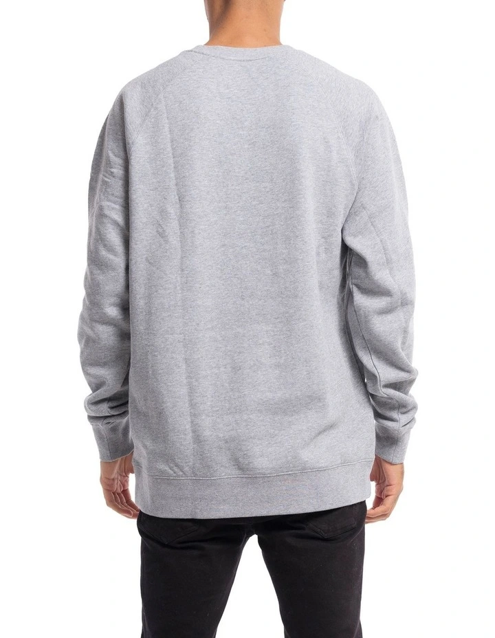 Red Line Crewneck in Marle Grey image 2