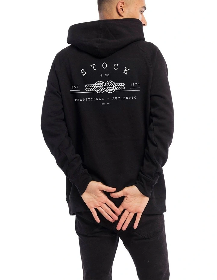 Knot Hoodie in Black image 2