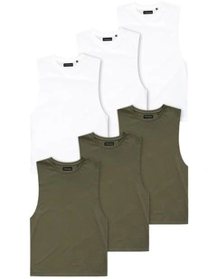 6-Pack Stock Tank in Multi