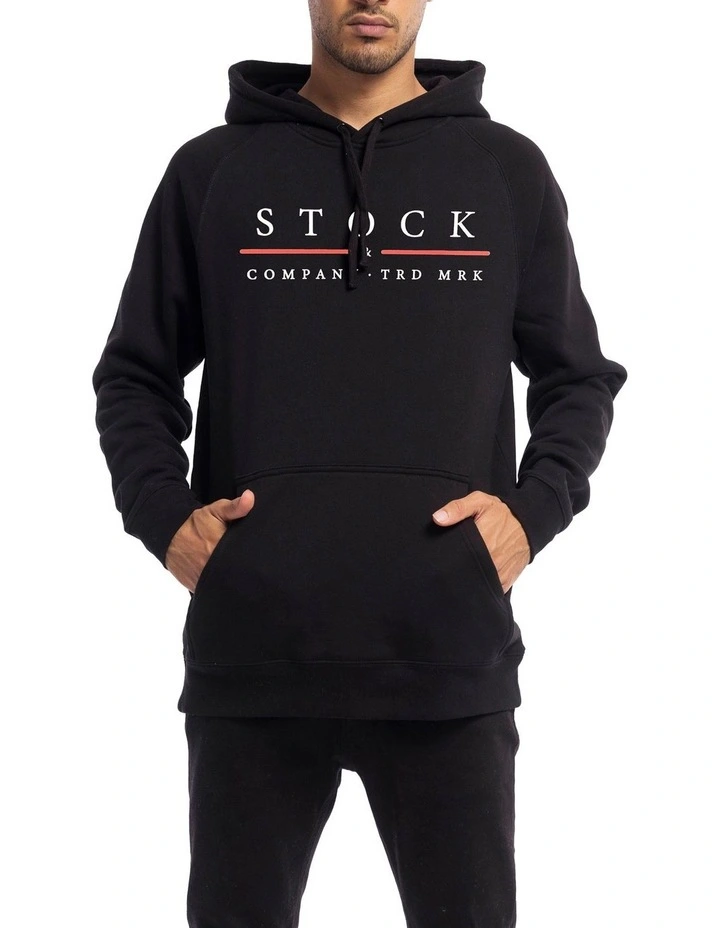 Red Line Hoodie in Black image 1