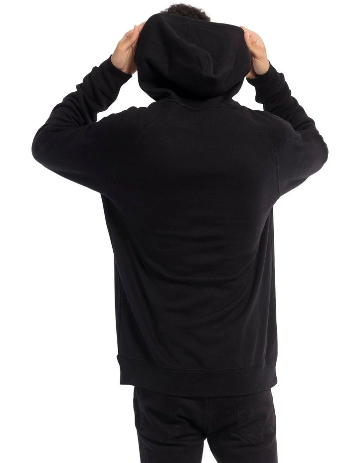 Red Line Hoodie in Black image 2