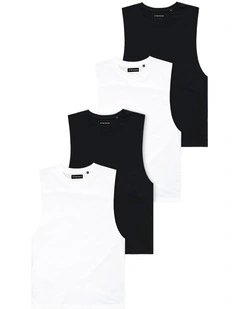 4-Pack Stock Tank in Multi