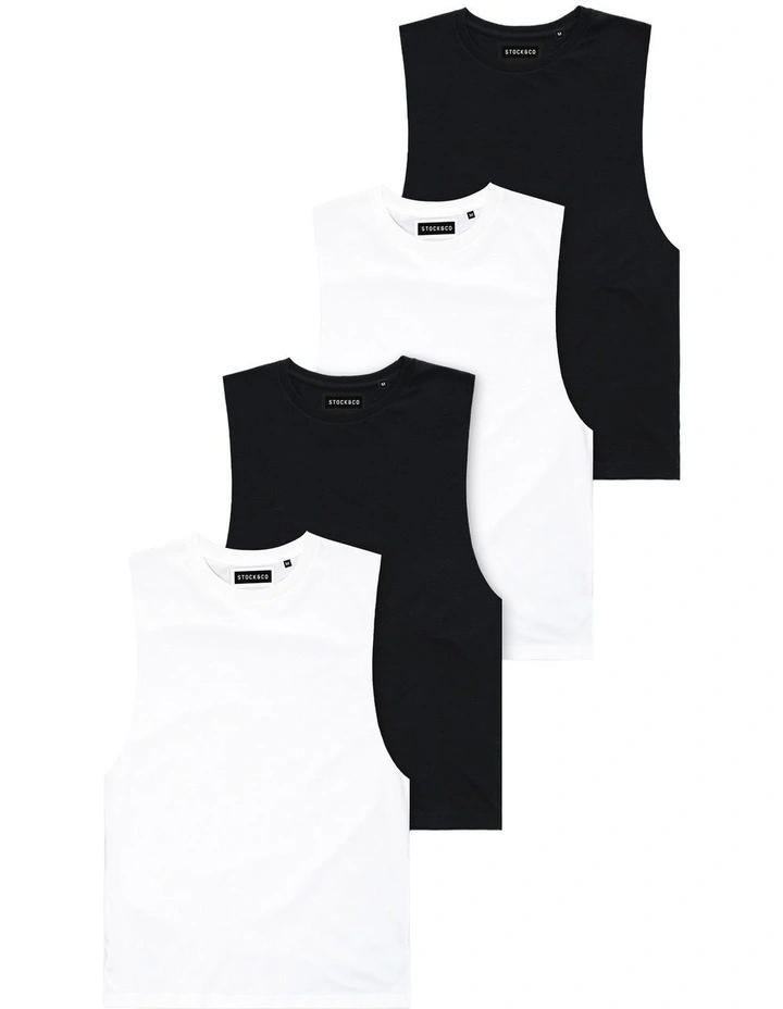 4-Pack Stock Tank in Multi image 1