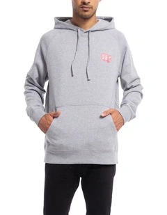 Initials Hoodie in Marle Grey