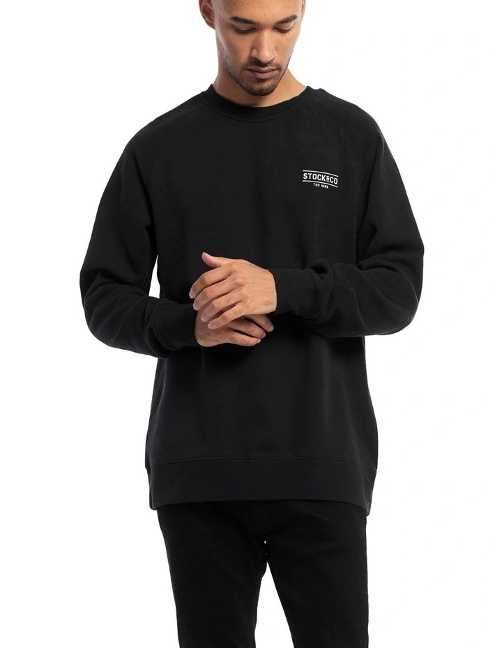 Chelsea Crewneck in Black image 3