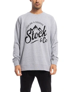 Original Explorer Crewneck in Marle Grey