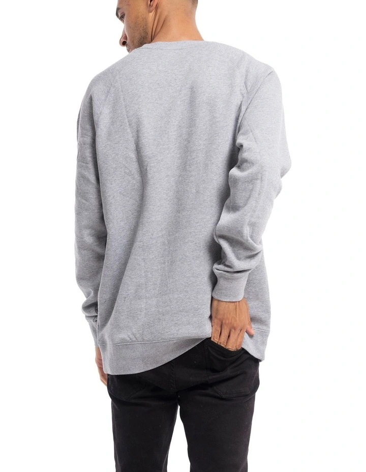 Initials Crewneck in Marle Grey image 2