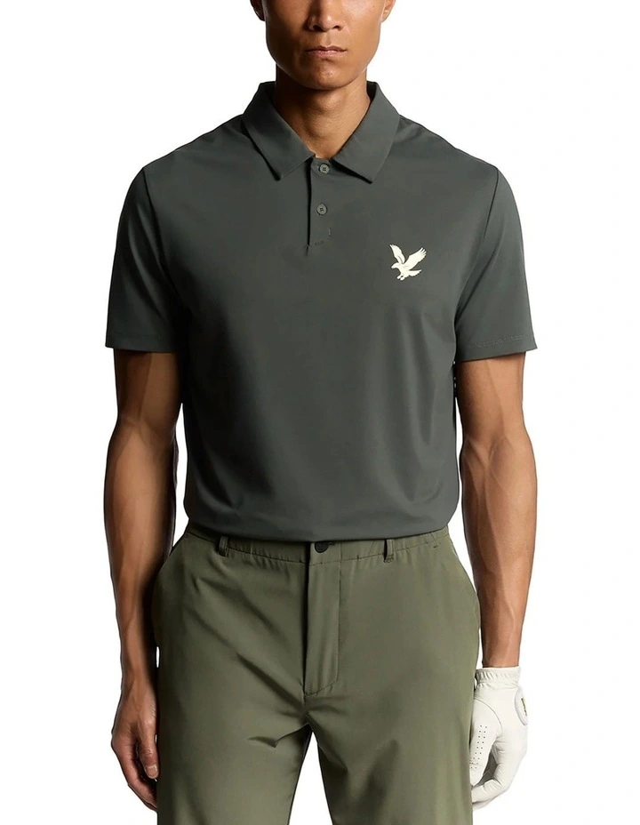 Course Golf Polo Shirt in Granite image 1