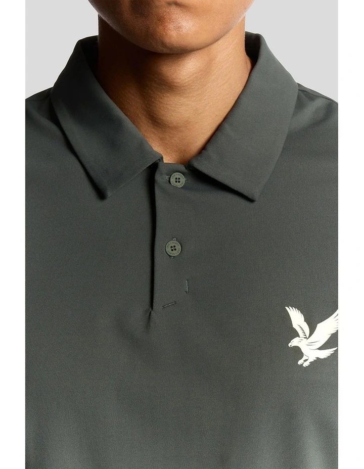 Course Golf Polo Shirt in Granite image 3