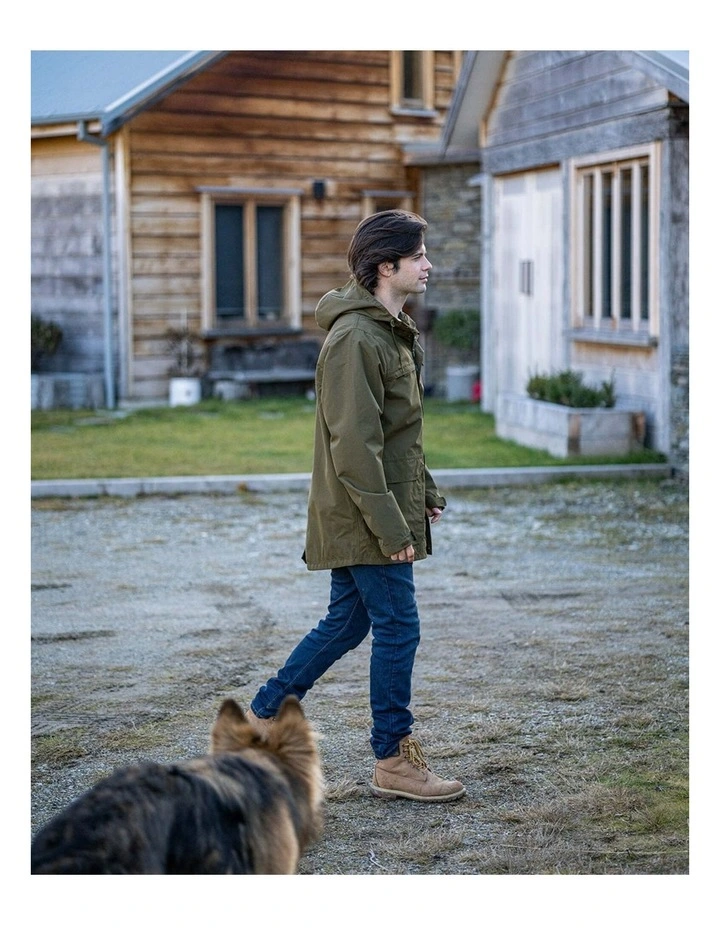 Wolf Waterproof Jacket in Olive image 5