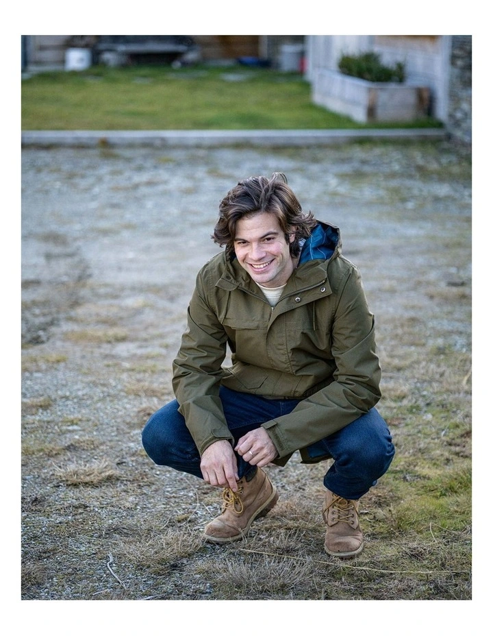 Wolf Waterproof Jacket in Olive image 7