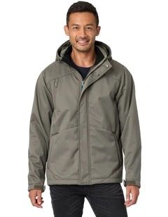 Jones Warm Softshell Coat in Olive