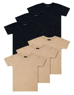 6-Pack Stock Tee in Multi