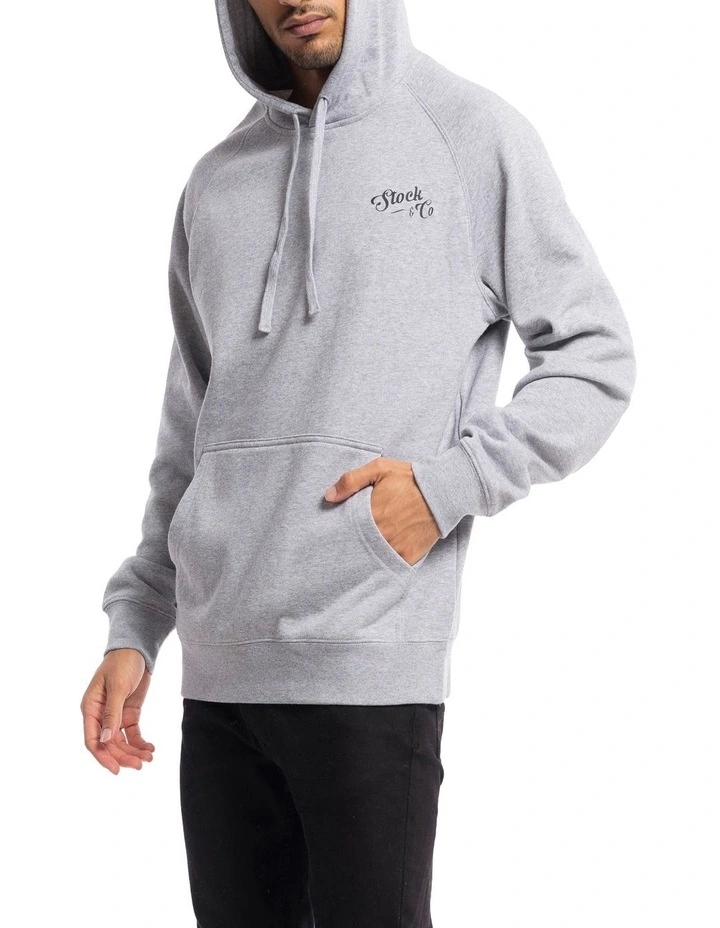 Scroll Hoodie in Marle Grey image 3