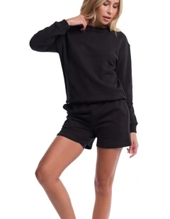 Weekender Crewneck in Black
