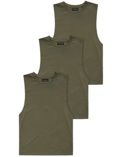 3-Pack Stock Tank in Multi