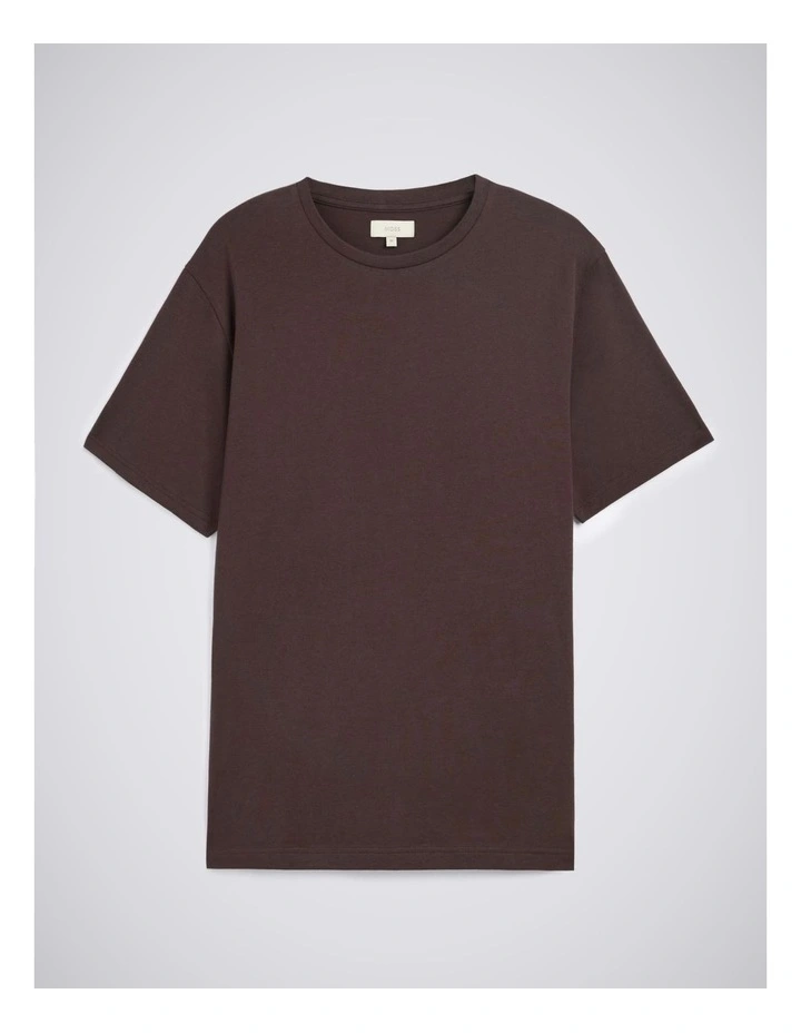 Maroon Cotton Crew-Neck T-Shirt image 4