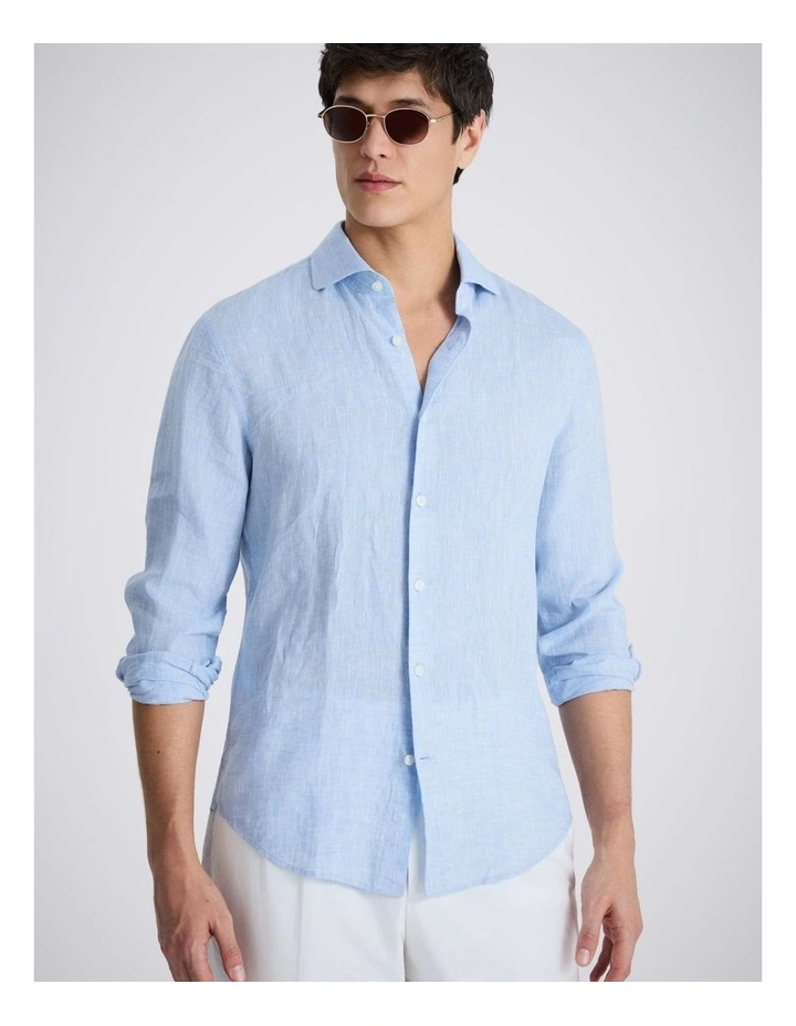 Sky Linen Shirt image 1