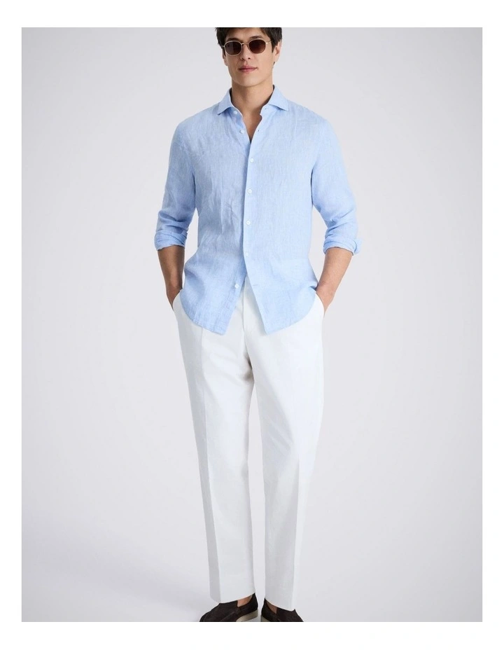Sky Linen Shirt image 2