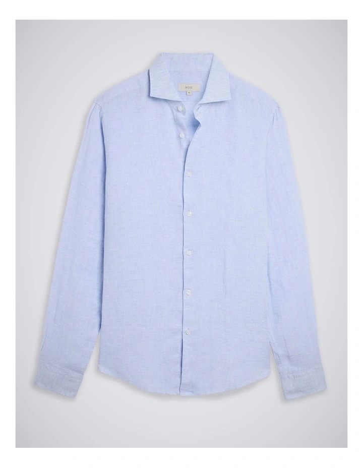 Sky Linen Shirt image 4