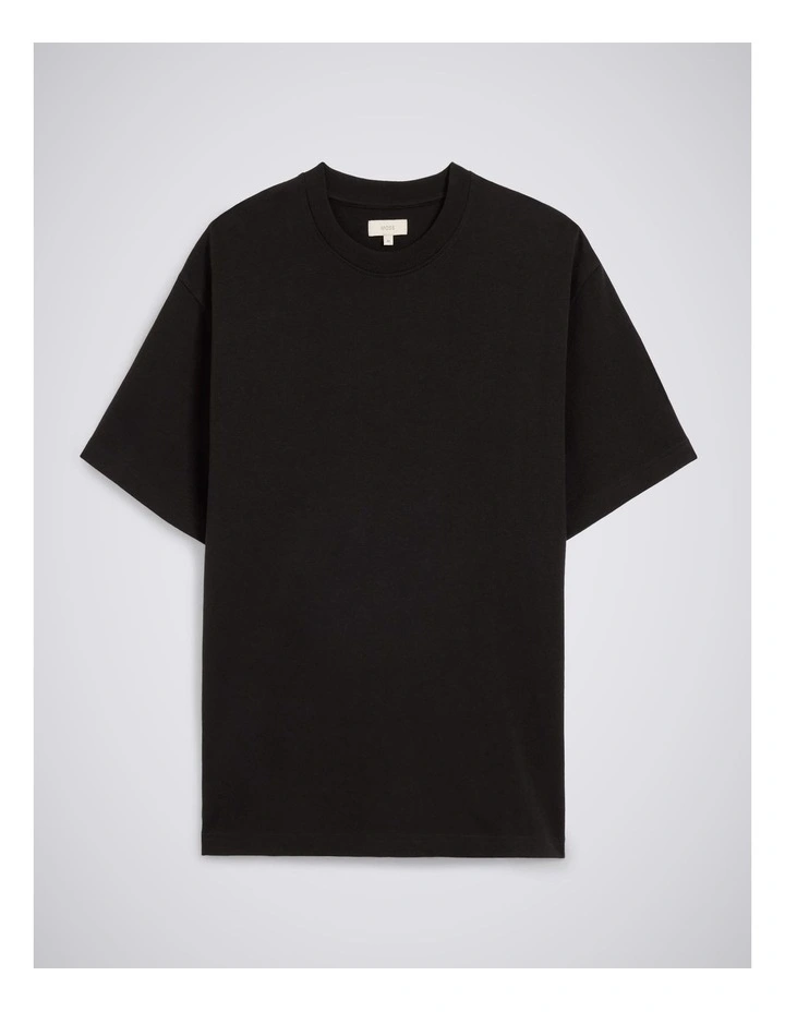 Black Heavy Weight Cotton T-Shirt image 4