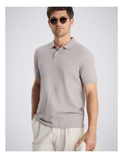 Granite Cotton Pique Polo Shirt