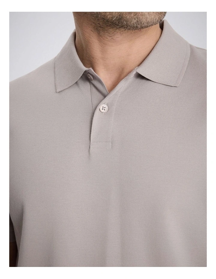 Granite Cotton Pique Polo Shirt image 3