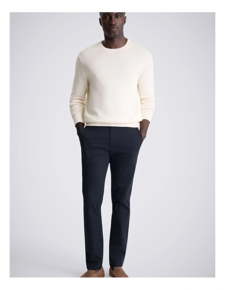 Slim Fit Navy Cotton Chino image 4