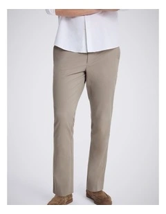 Slim Fit Dark Taupe Cotton Chinos