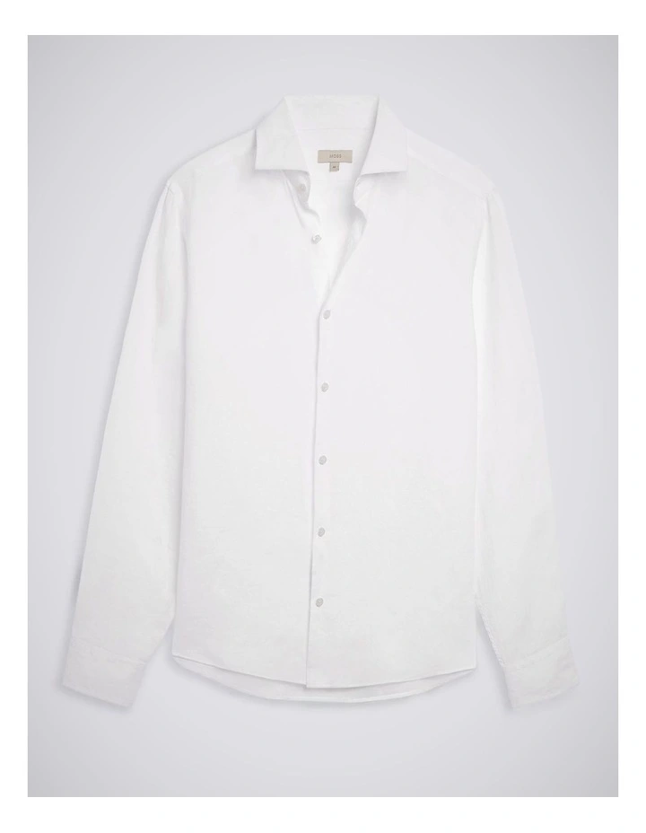 White Linen Shirt image 4