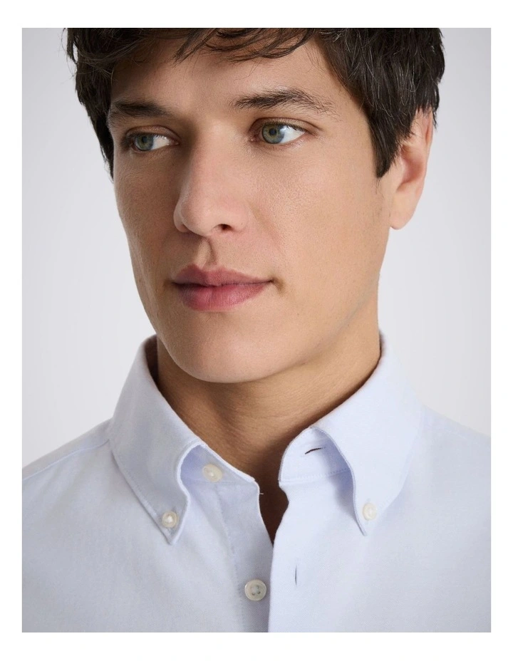 Sky Washed Cotton Oxford Shirt image 2