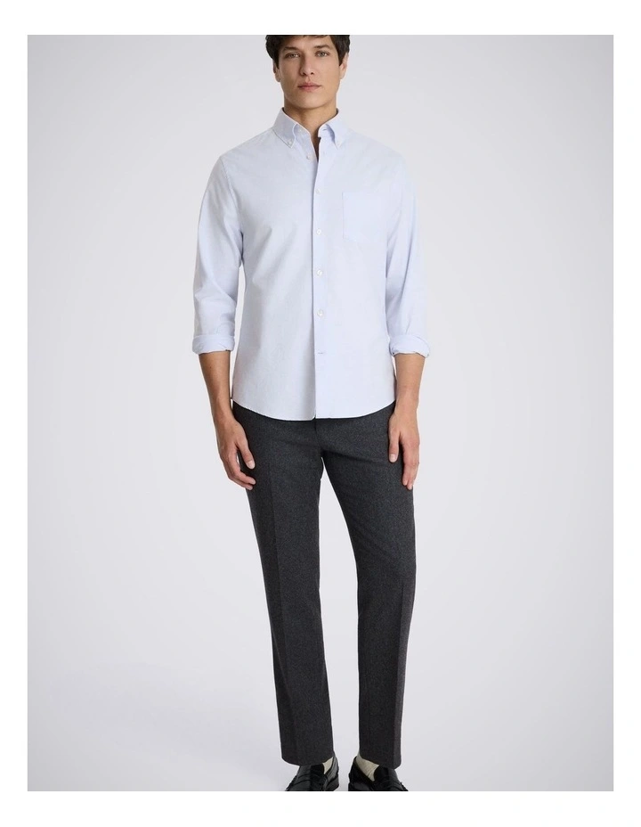 Sky Washed Cotton Oxford Shirt image 3