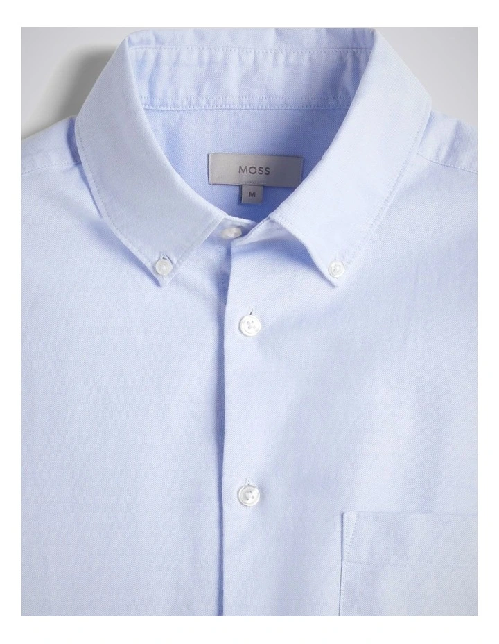 Sky Washed Cotton Oxford Shirt image 4