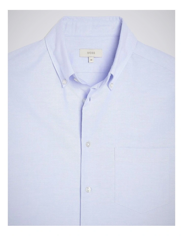 Sky Short Sleeve Cotton Oxford Shirt image 4