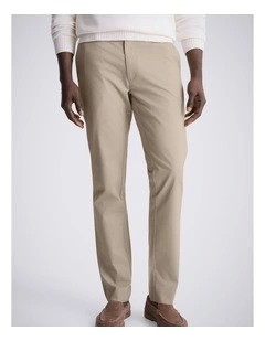 Slim Fit Stone Cotton Chino
