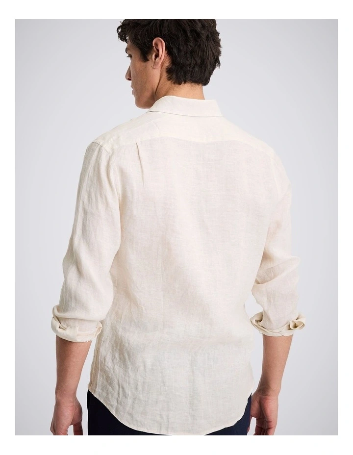 Off-White Linen Shirt image 2