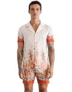 Bouquet Jean Short Sleeve Shirt