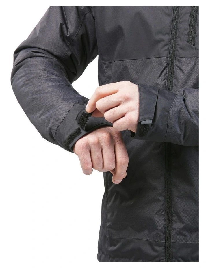 Decathlon - Mens waterproof hiking jacket -10C, NH500 - Black image 5