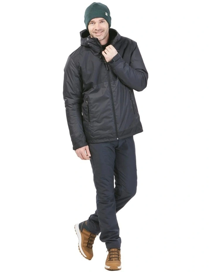 Decathlon - Mens waterproof hiking jacket -10C, NH500 - Black image 7